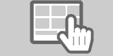 animierte Hand für scrollbare Tabellen